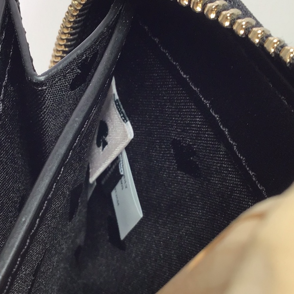 Kate Spade Black Zip Wallet - Picture 10 of 10